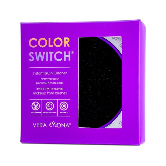 Vera Mona Color switch instant brush cleaner Brush cleaning compact tin NWT - Picture 2 of 11